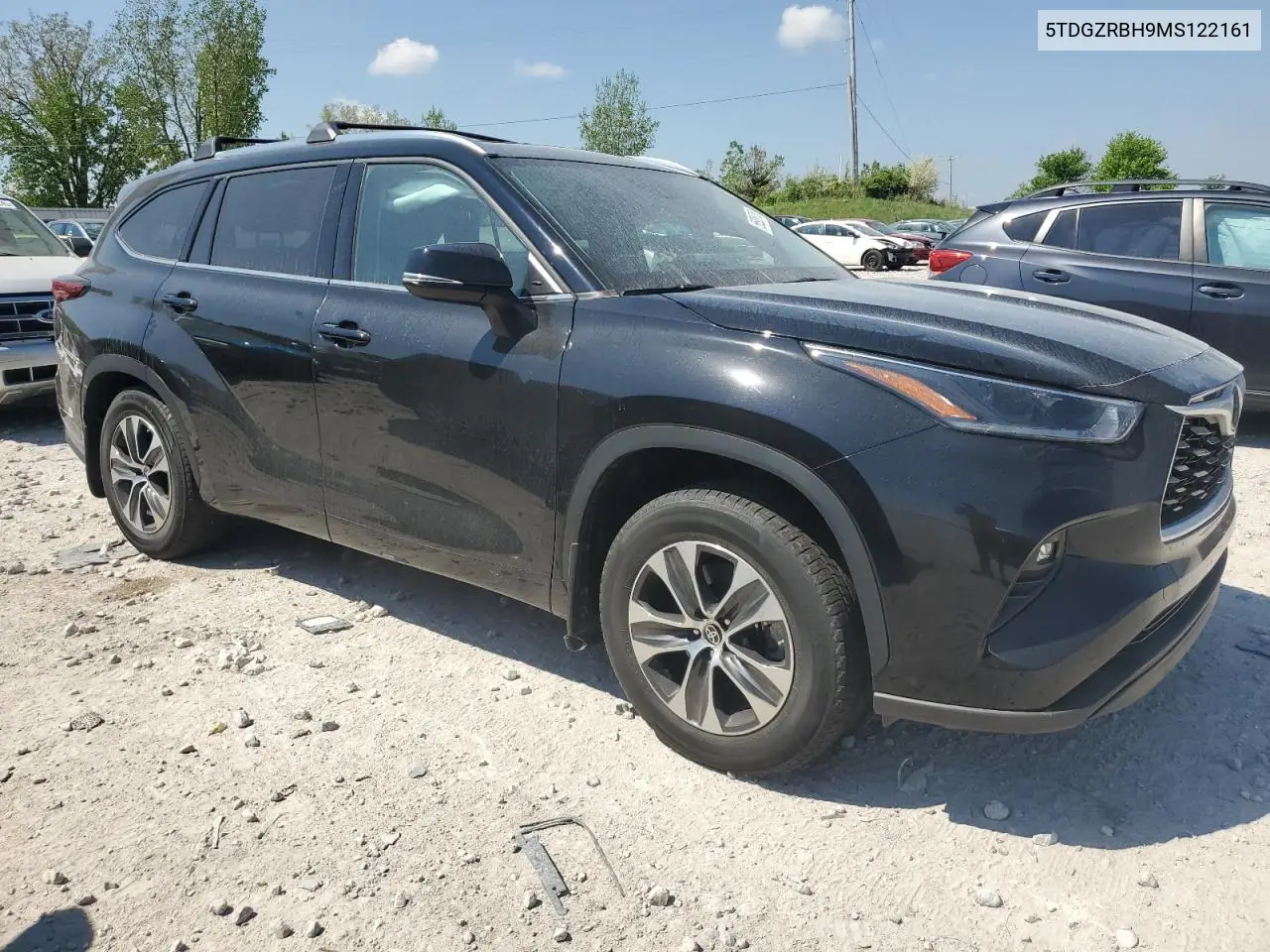 2021 Toyota Highlander Xle VIN: 5TDGZRBH9MS122161 Lot: 56928785
