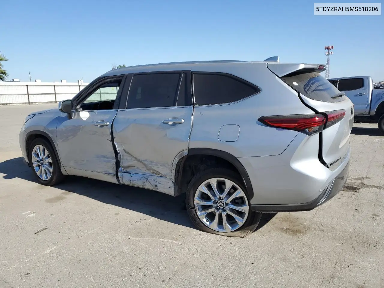 2021 Toyota Highlander Limited VIN: 5TDYZRAH5MS518206 Lot: 57089125