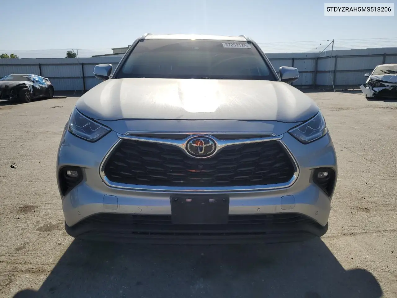 2021 Toyota Highlander Limited VIN: 5TDYZRAH5MS518206 Lot: 57089125