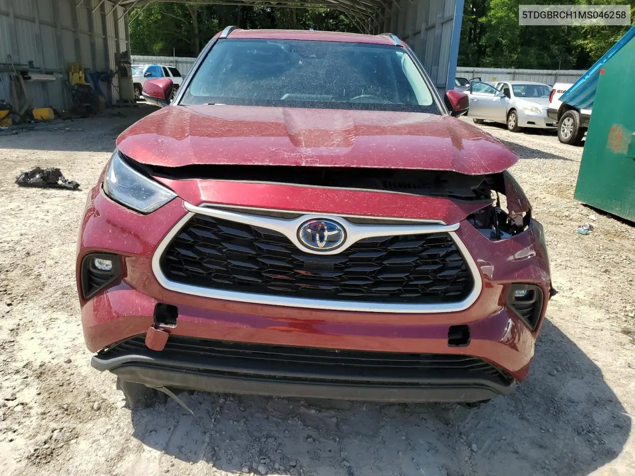 2021 Toyota Highlander Hybrid Xle VIN: 5TDGBRCH1MS046258 Lot: 57132455
