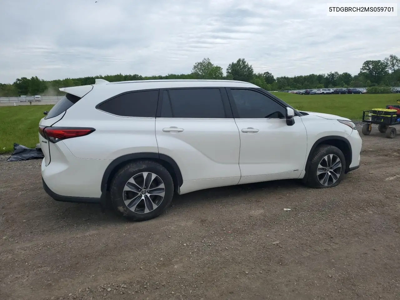 2021 Toyota Highlander Hybrid Xle VIN: 5TDGBRCH2MS059701 Lot: 57646985