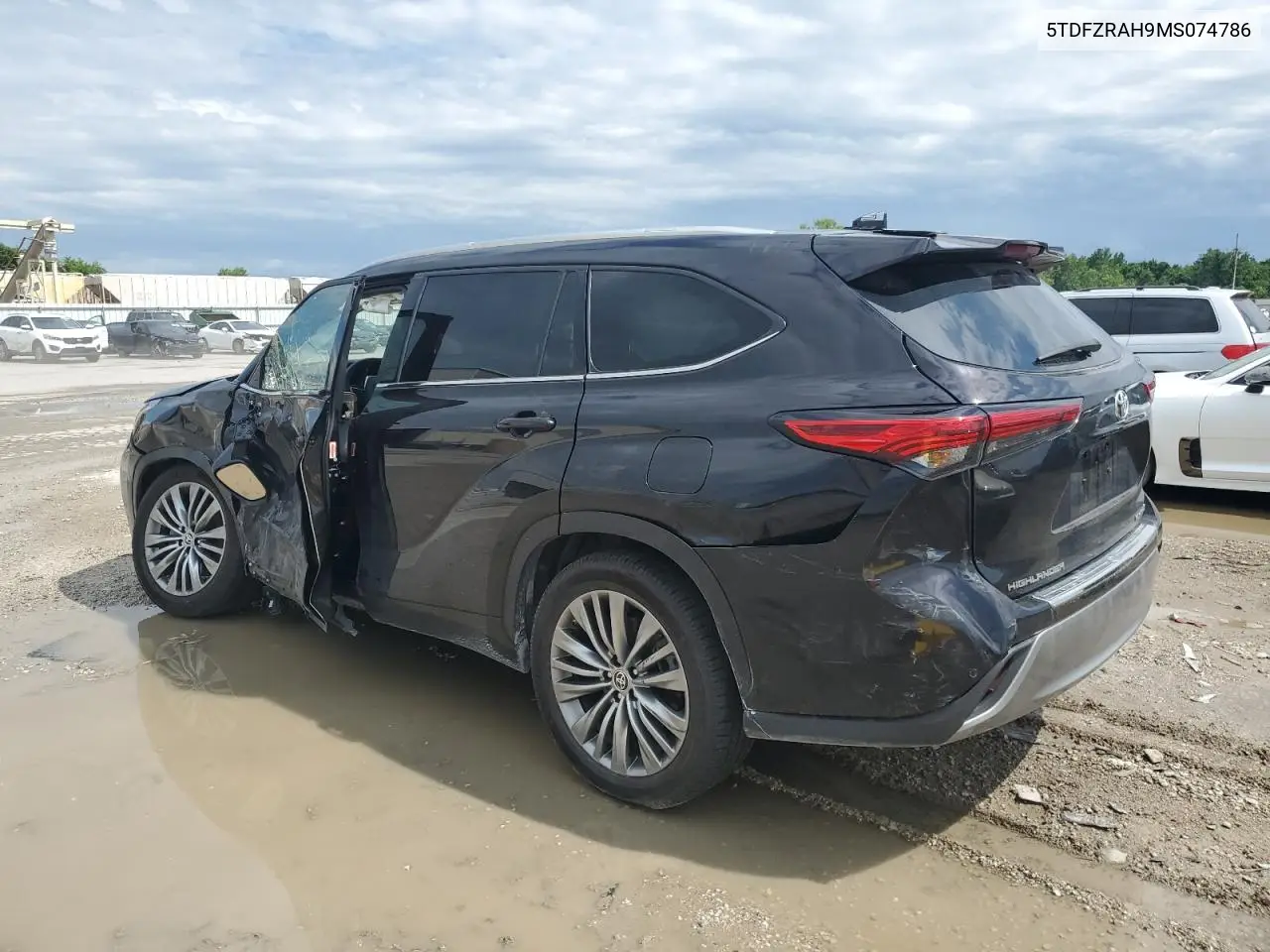2021 Toyota Highlander Platinum VIN: 5TDFZRAH9MS074786 Lot: 58811315