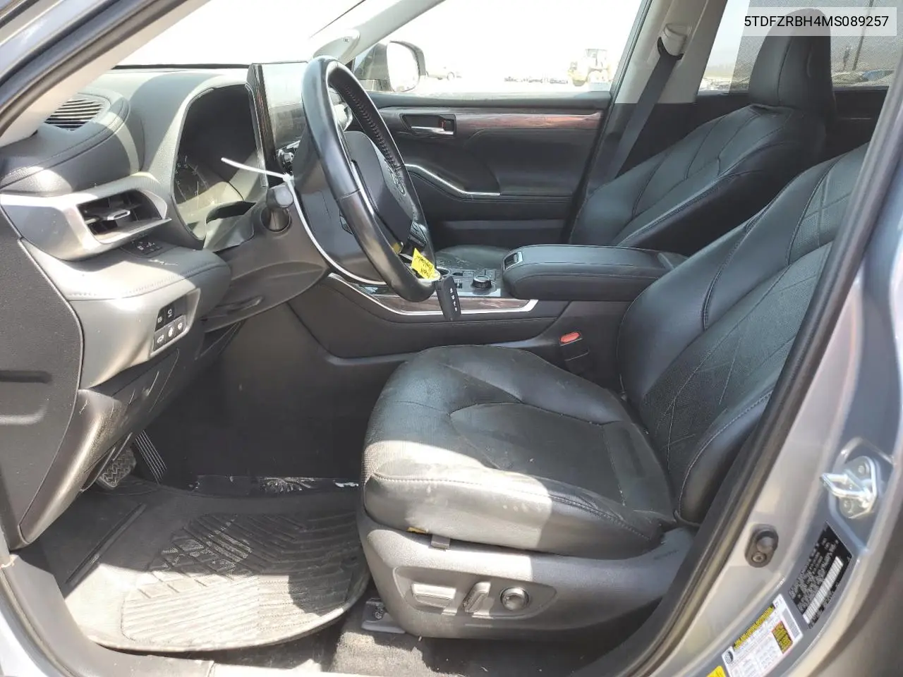 2021 Toyota Highlander Platinum VIN: 5TDFZRBH4MS089257 Lot: 59234275