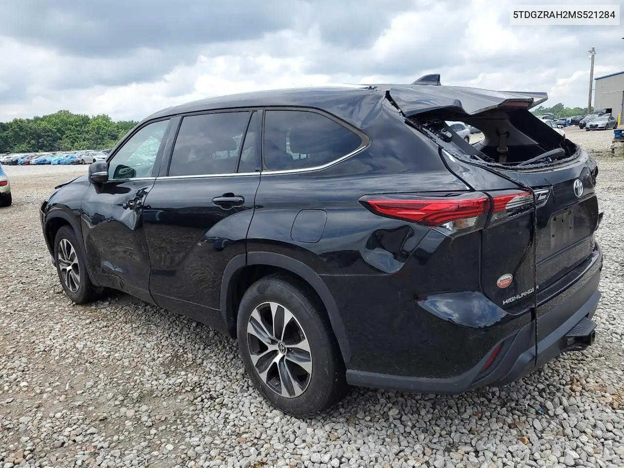 2021 Toyota Highlander Xle VIN: 5TDGZRAH2MS521284 Lot: 59986685