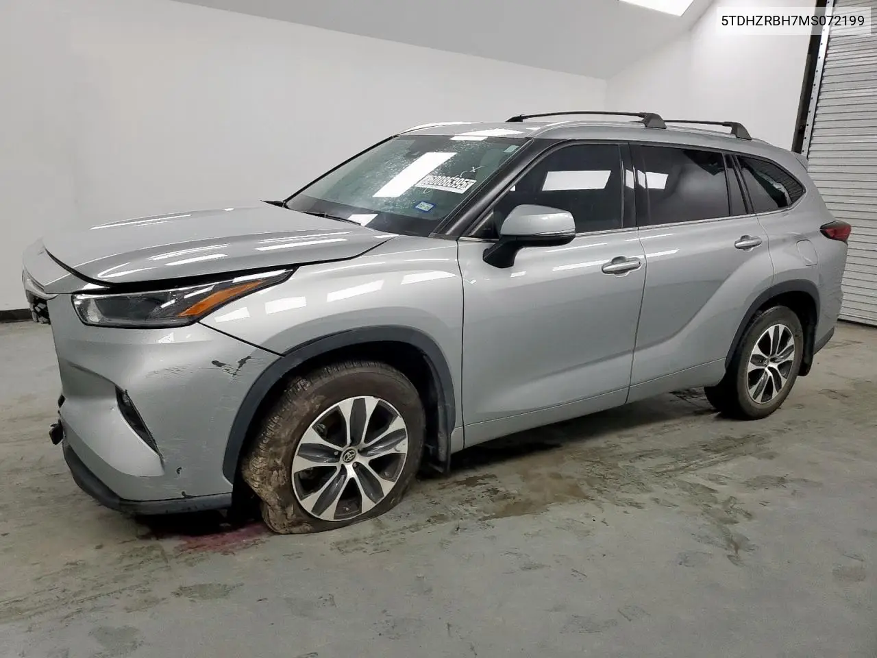 2021 Toyota Highlander Xle VIN: 5TDHZRBH7MS072199 Lot: 60086395
