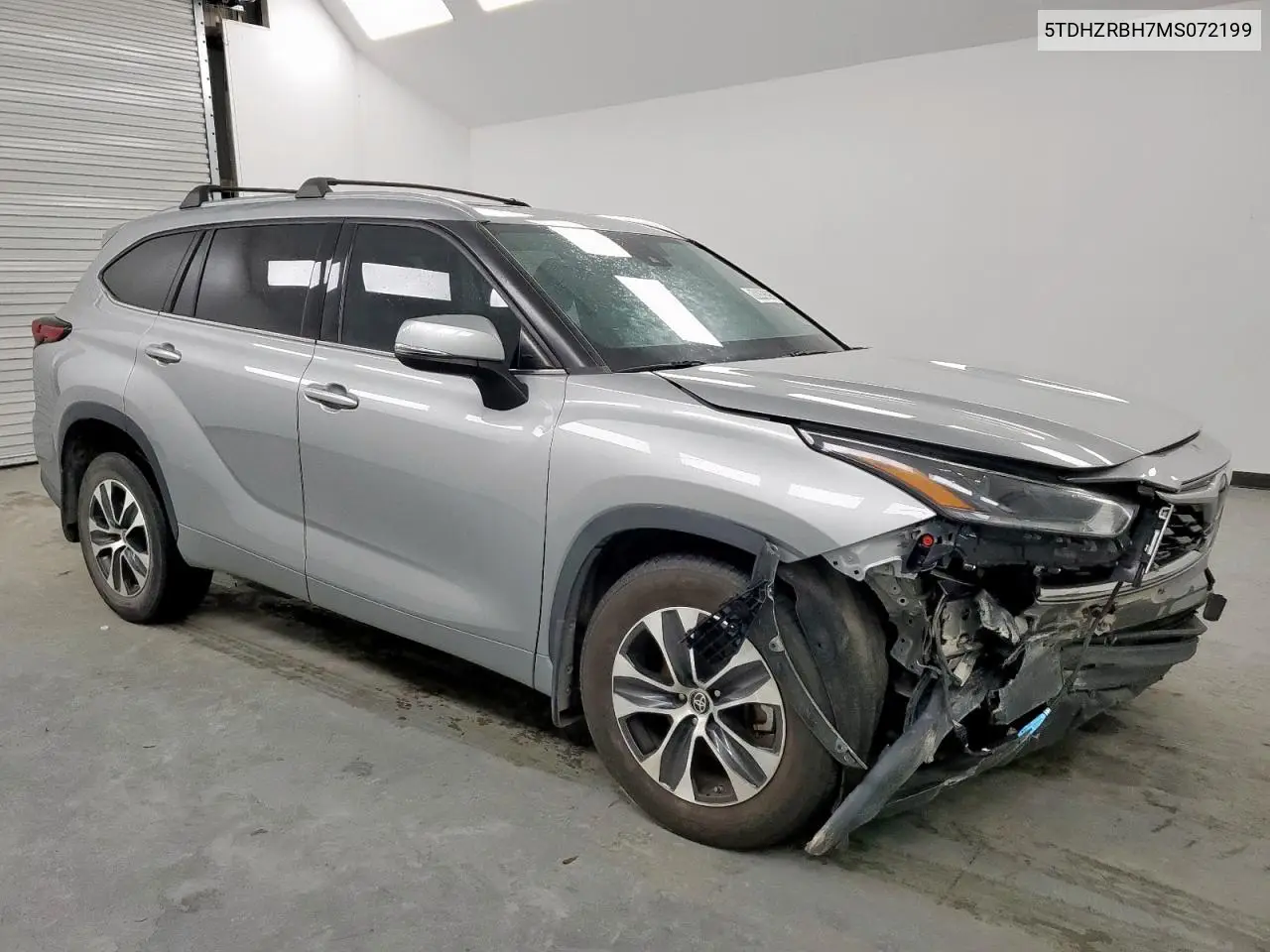 2021 Toyota Highlander Xle VIN: 5TDHZRBH7MS072199 Lot: 60086395
