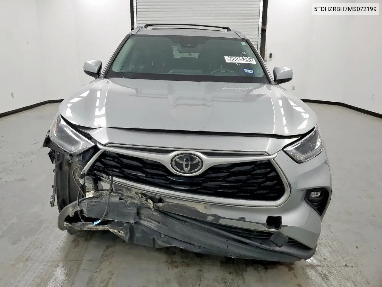 2021 Toyota Highlander Xle VIN: 5TDHZRBH7MS072199 Lot: 60086395