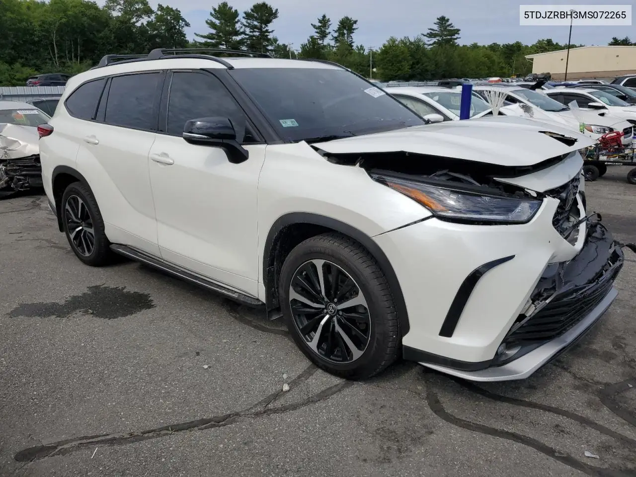 2021 Toyota Highlander Xse VIN: 5TDJZRBH3MS072265 Lot: 61470465