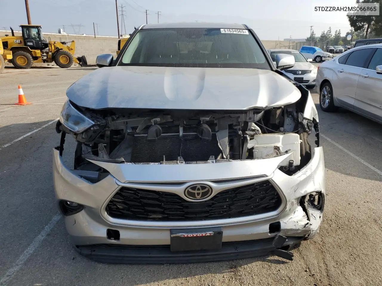 2021 Toyota Highlander L VIN: 5TDZZRAH2MS066865 Lot: 61634565