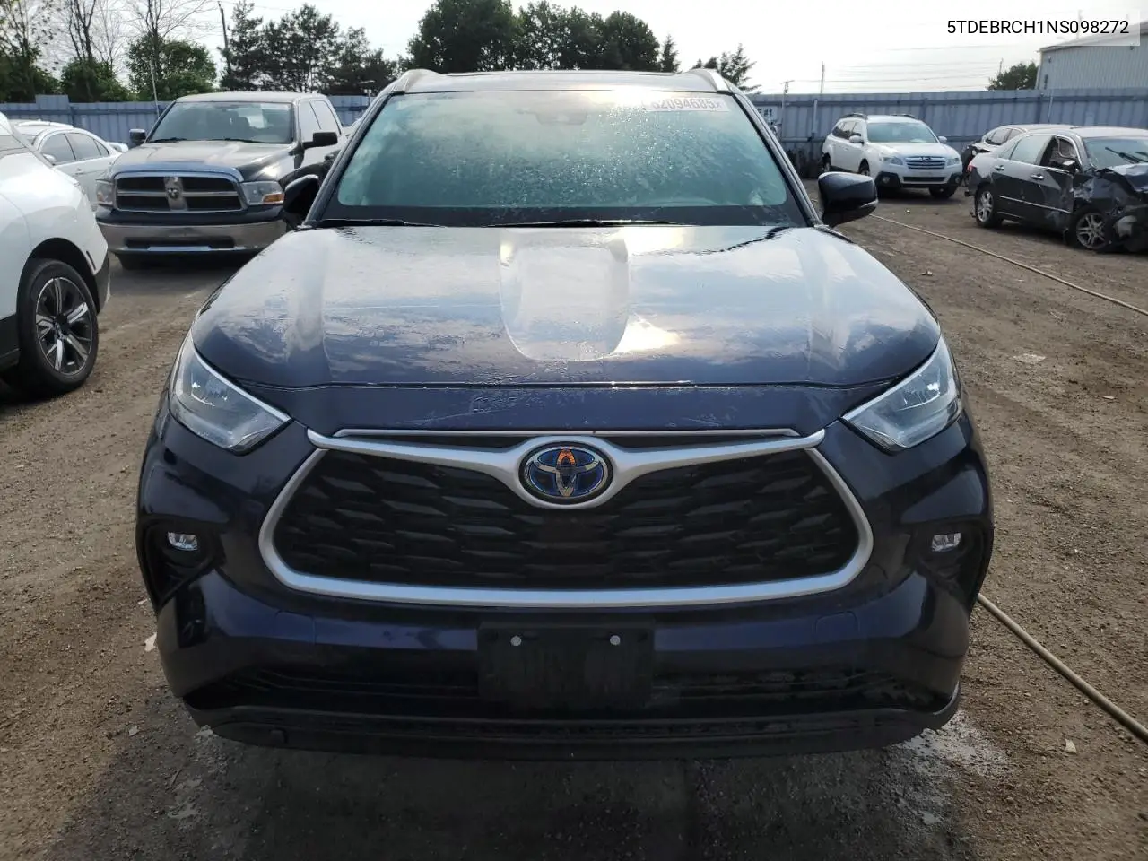 2021 Toyota Highlander Hybrid Platinum VIN: 5TDEBRCH1NS098272 Lot: 62094685