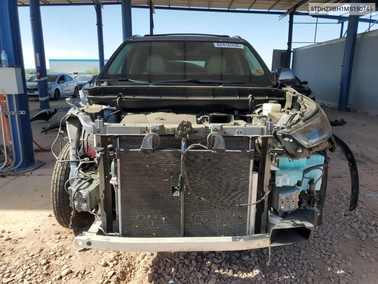 2021 Toyota Highlander Xle VIN: 5TDHZRBH1MS150749 Lot: 62416335