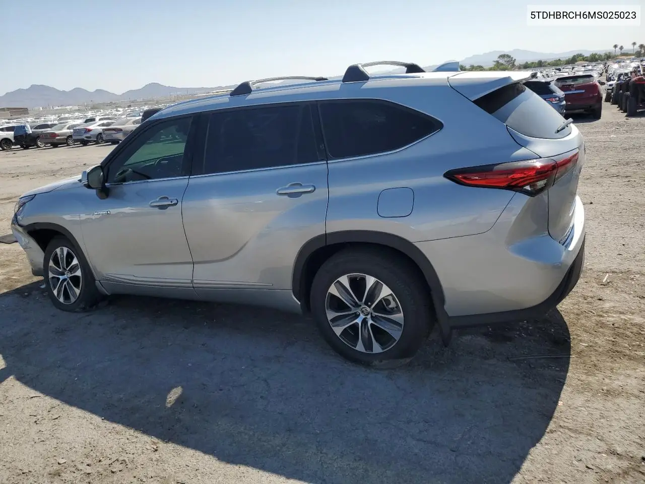 2021 Toyota Highlander Hybrid Xle VIN: 5TDHBRCH6MS025023 Lot: 62755505