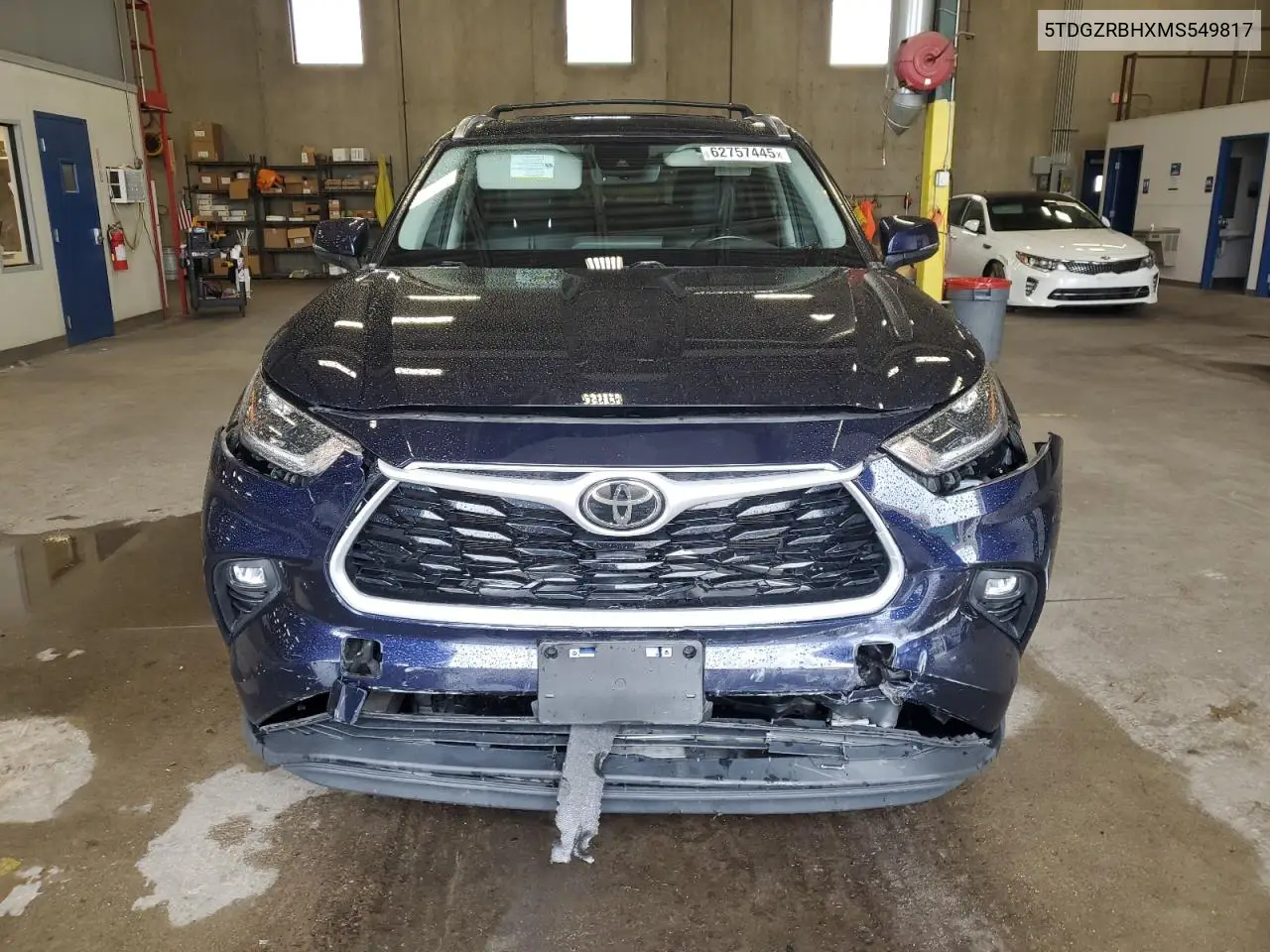 2021 Toyota Highlander Xle VIN: 5TDGZRBHXMS549817 Lot: 62757445