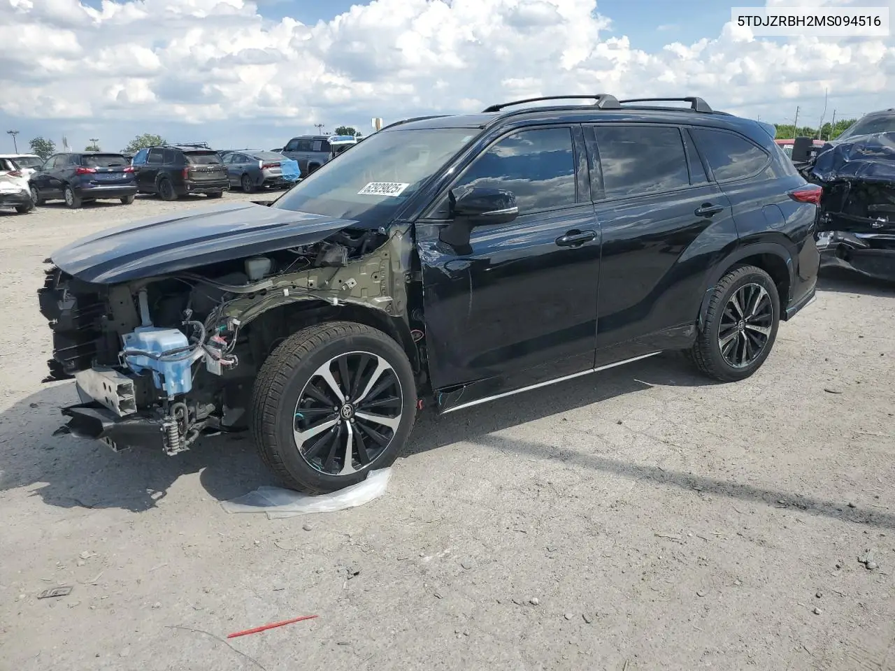 2021 Toyota Highlander Xse VIN: 5TDJZRBH2MS094516 Lot: 62929825