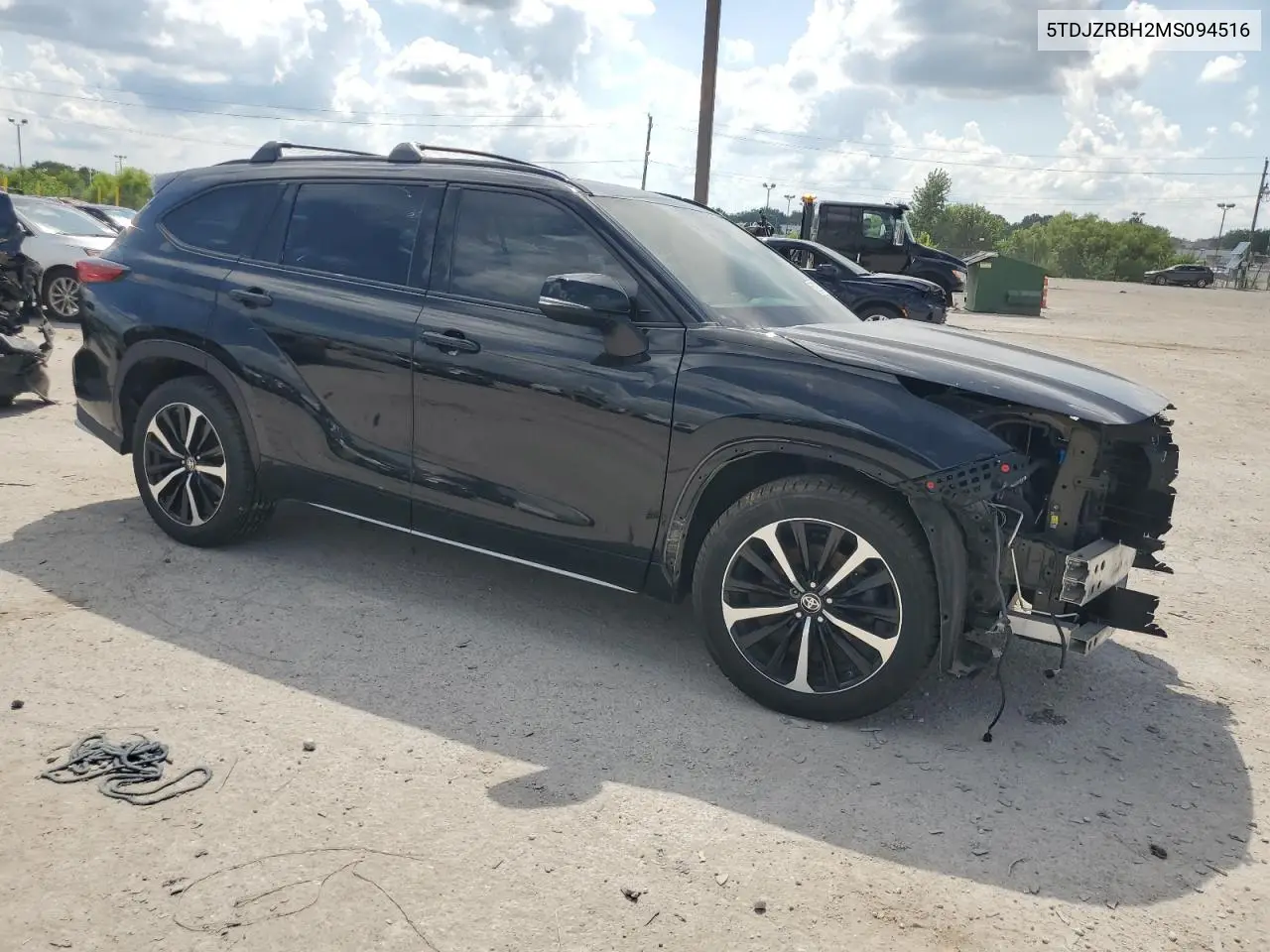 2021 Toyota Highlander Xse VIN: 5TDJZRBH2MS094516 Lot: 62929825