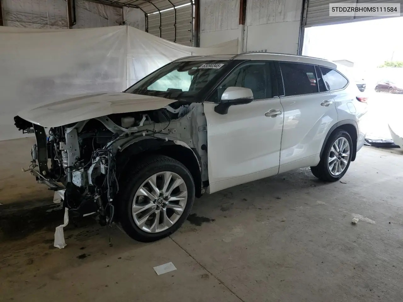 2021 Toyota Highlander Limited VIN: 5TDDZRBH0MS111584 Lot: 63090345