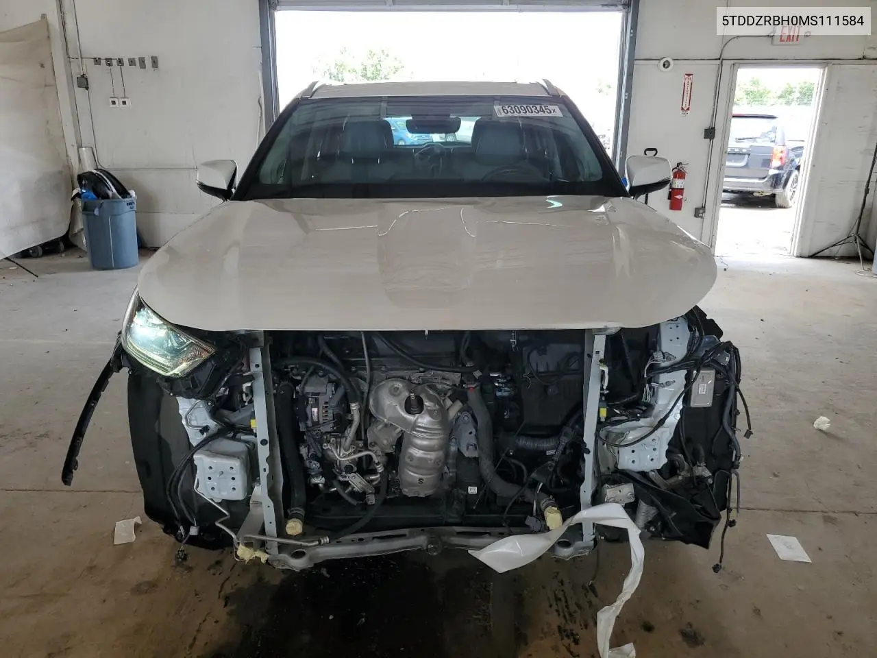 2021 Toyota Highlander Limited VIN: 5TDDZRBH0MS111584 Lot: 63090345