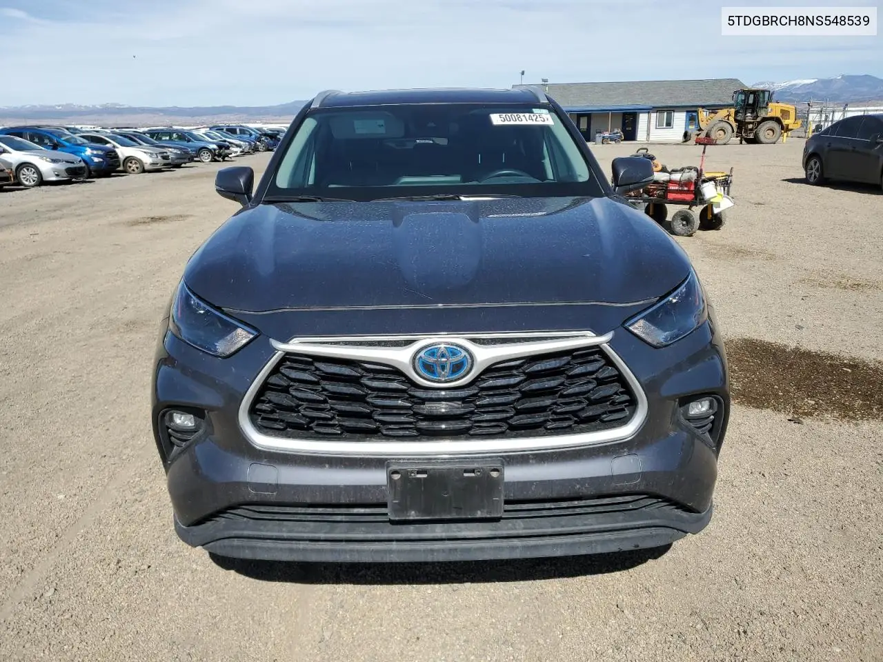 2022 Toyota Highlander Hybrid Xle VIN: 5TDGBRCH8NS548539 Lot: 50081425