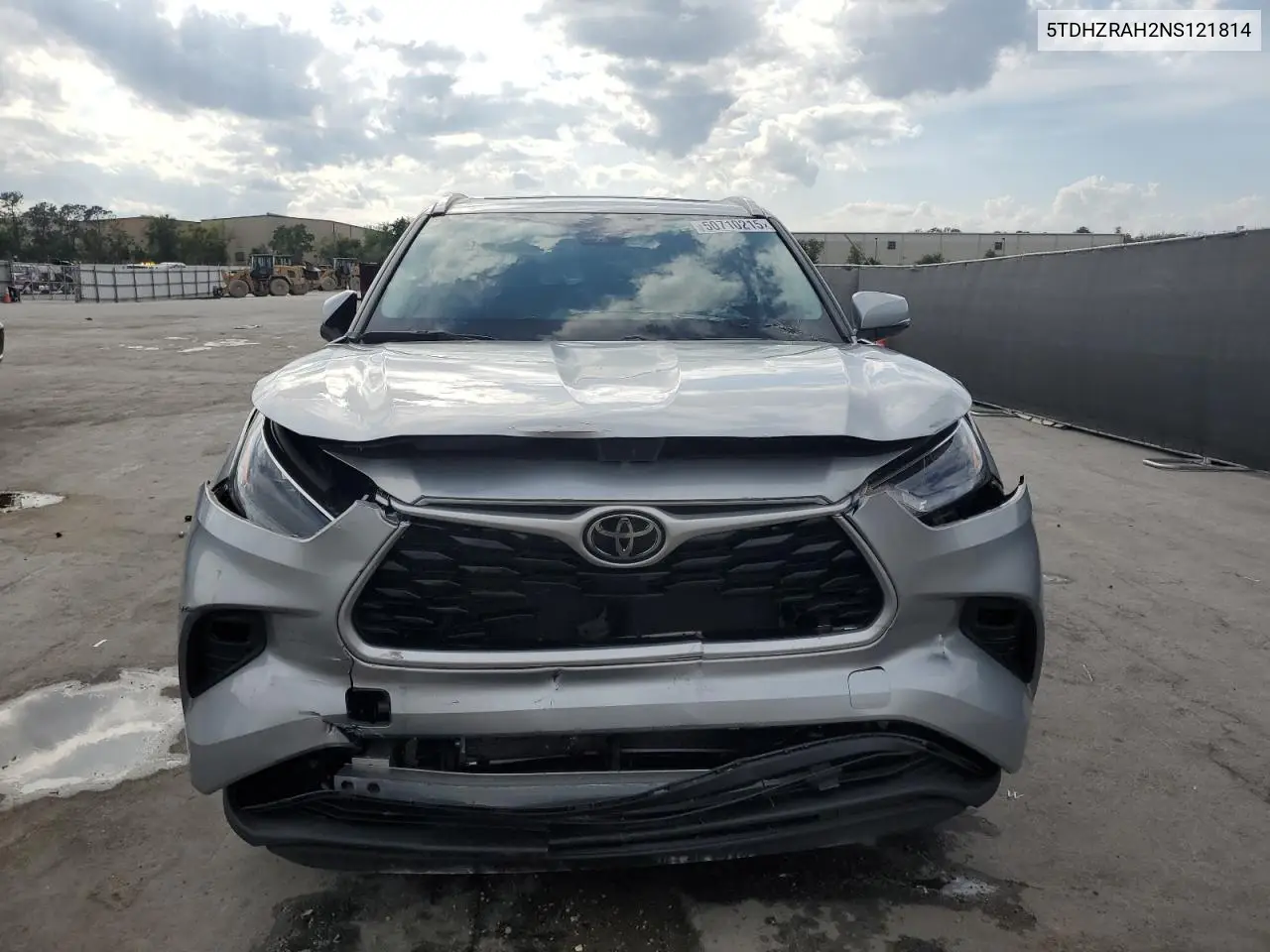 2022 Toyota Highlander Xle VIN: 5TDHZRAH2NS121814 Lot: 50710215