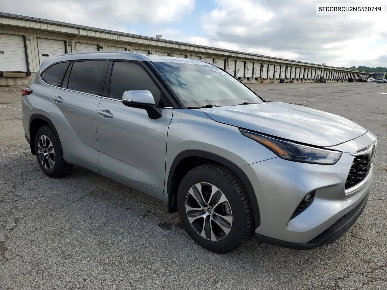 2022 Toyota Highlander Hybrid Xle VIN: 5TDGBRCH2NS560749 Lot: 54730075