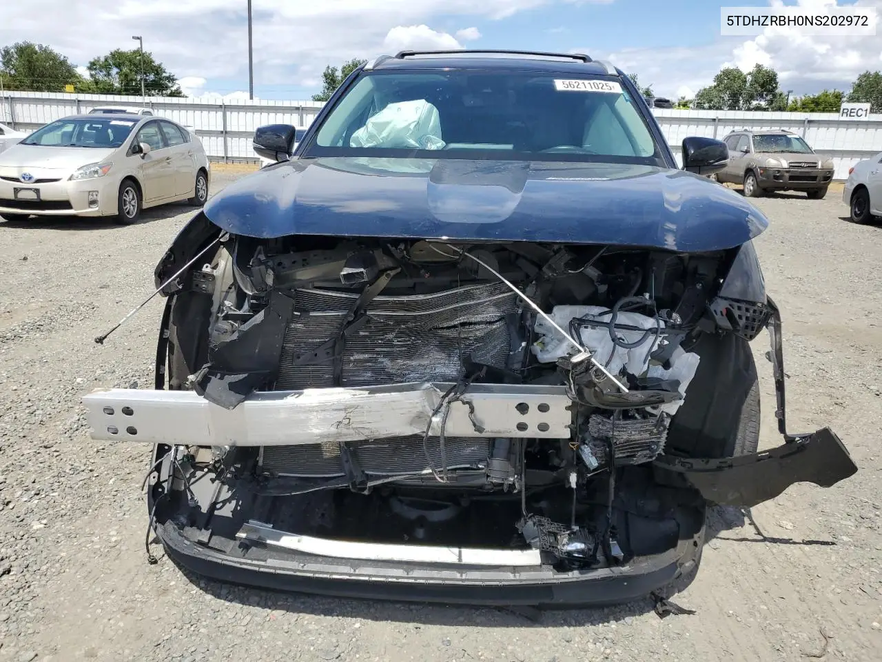 5tdhzrbh0ns202972 5TDHZRBH0NS202972 2022 Toyota Highlander Xle