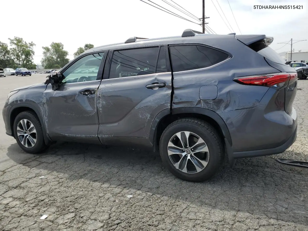 2022 Toyota Highlander Hybrid Xle VIN: 5TDHARAH4NS515421 Lot: 56248435