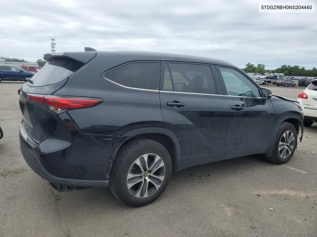 2022 Toyota Highlander Xle VIN: 5TDGZRBH0NS204460 Lot: 61422635
