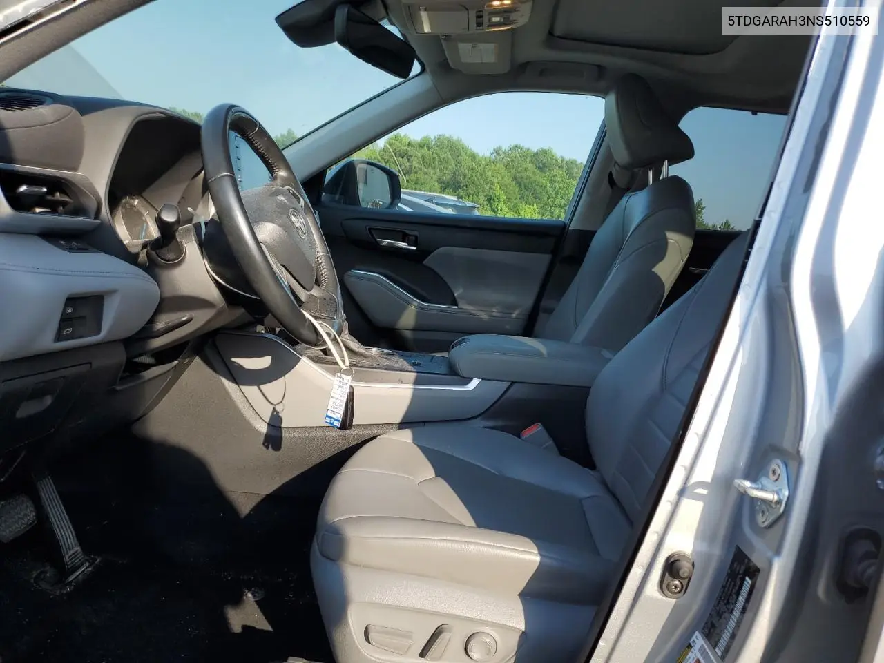 2022 Toyota Highlander Hybrid Xle VIN: 5TDGARAH3NS510559 Lot: 62008975