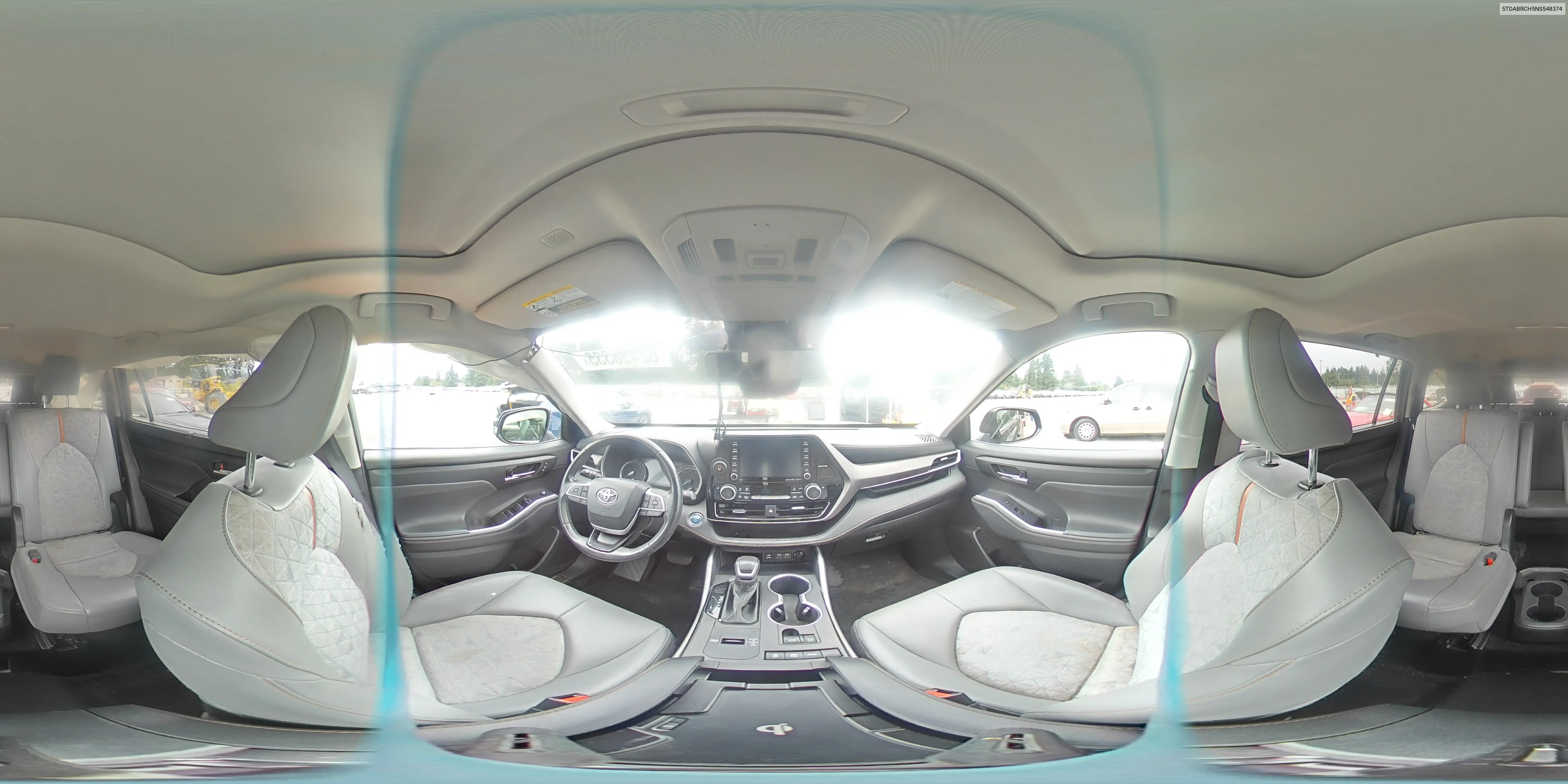 2022 Toyota Highlander Hybrid Xle VIN: 5TDABRCH5NS548374 Lot: 62456335