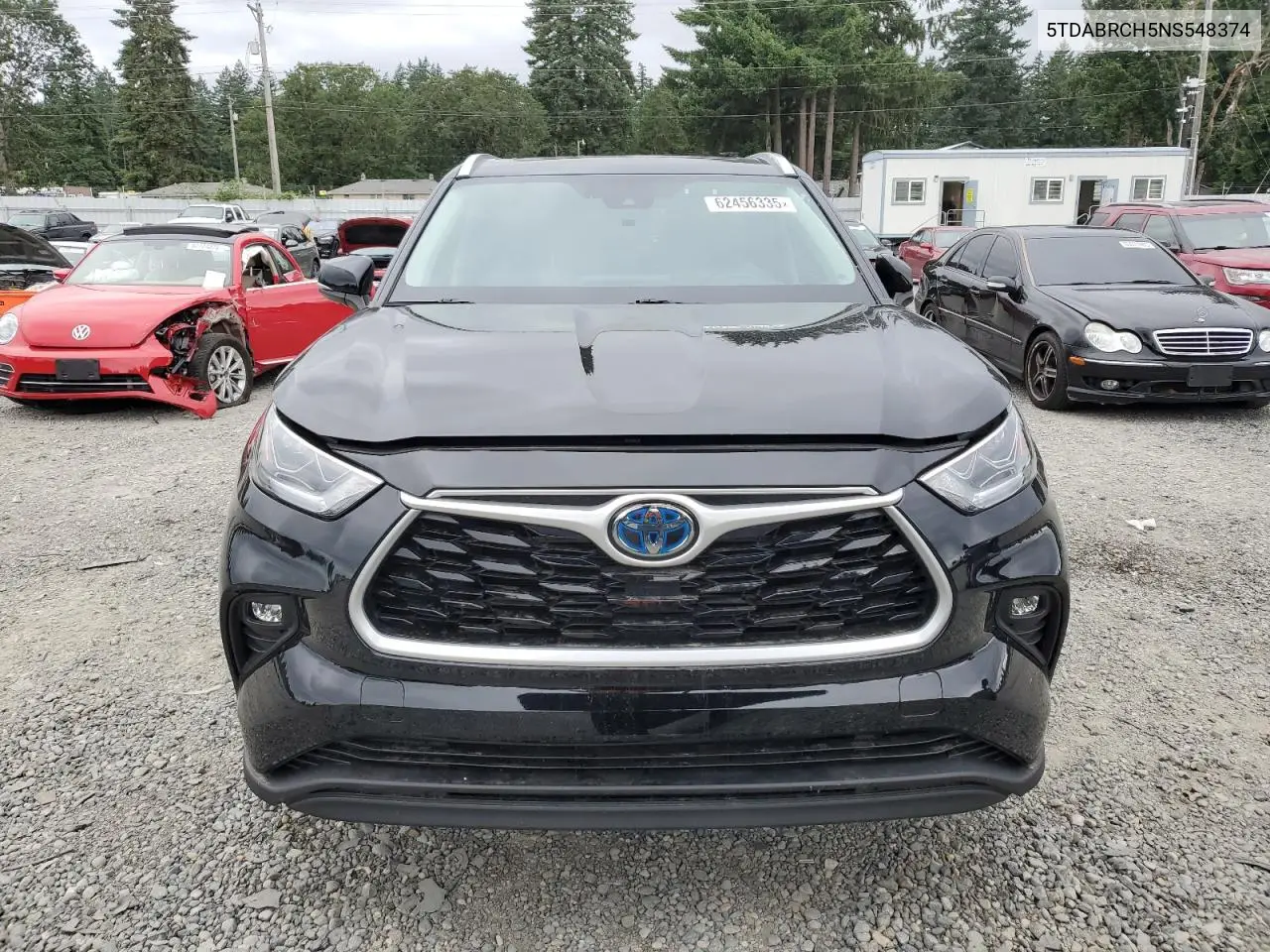 2022 Toyota Highlander Hybrid Xle VIN: 5TDABRCH5NS548374 Lot: 62456335