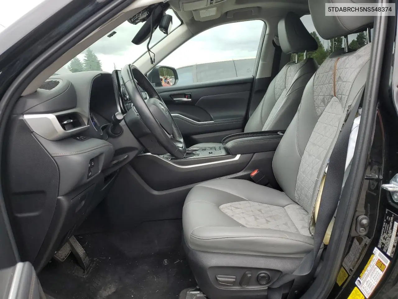 2022 Toyota Highlander Hybrid Xle VIN: 5TDABRCH5NS548374 Lot: 62456335