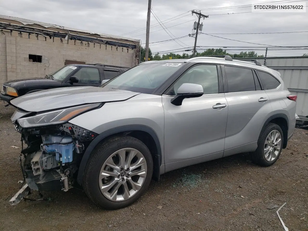 2022 Toyota Highlander Limited VIN: 5TDDZRBH1NS576022 Lot: 62467385