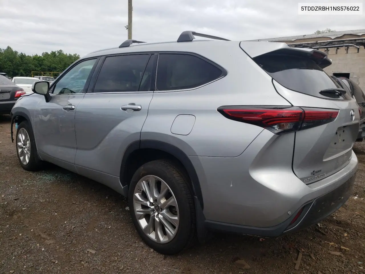 2022 Toyota Highlander Limited VIN: 5TDDZRBH1NS576022 Lot: 62467385