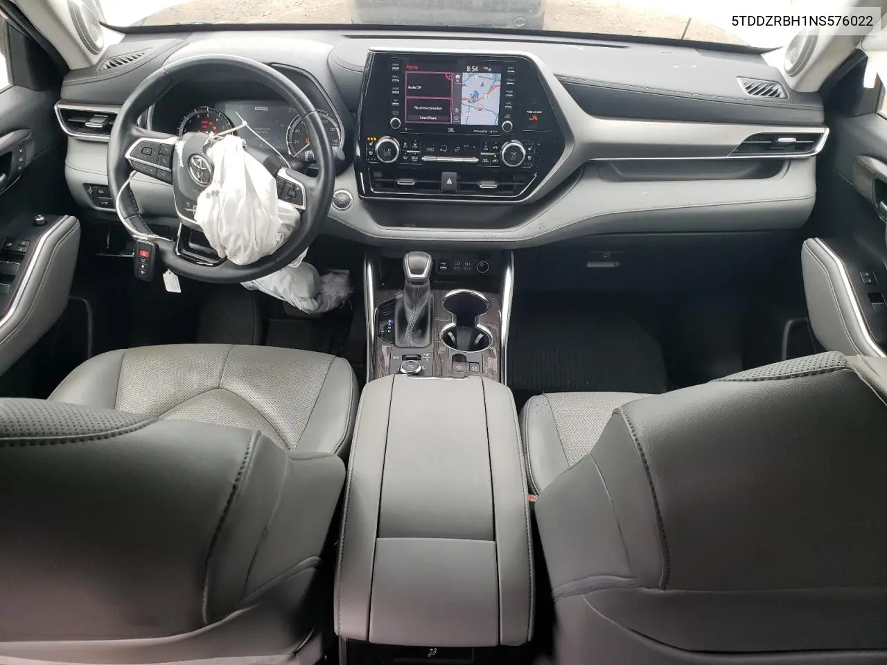 2022 Toyota Highlander Limited VIN: 5TDDZRBH1NS576022 Lot: 62467385