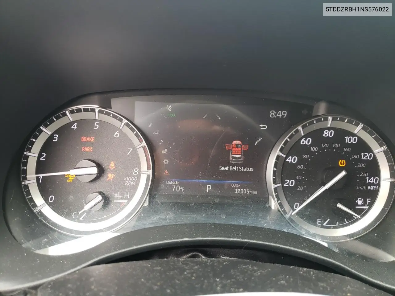 2022 Toyota Highlander Limited VIN: 5TDDZRBH1NS576022 Lot: 62467385