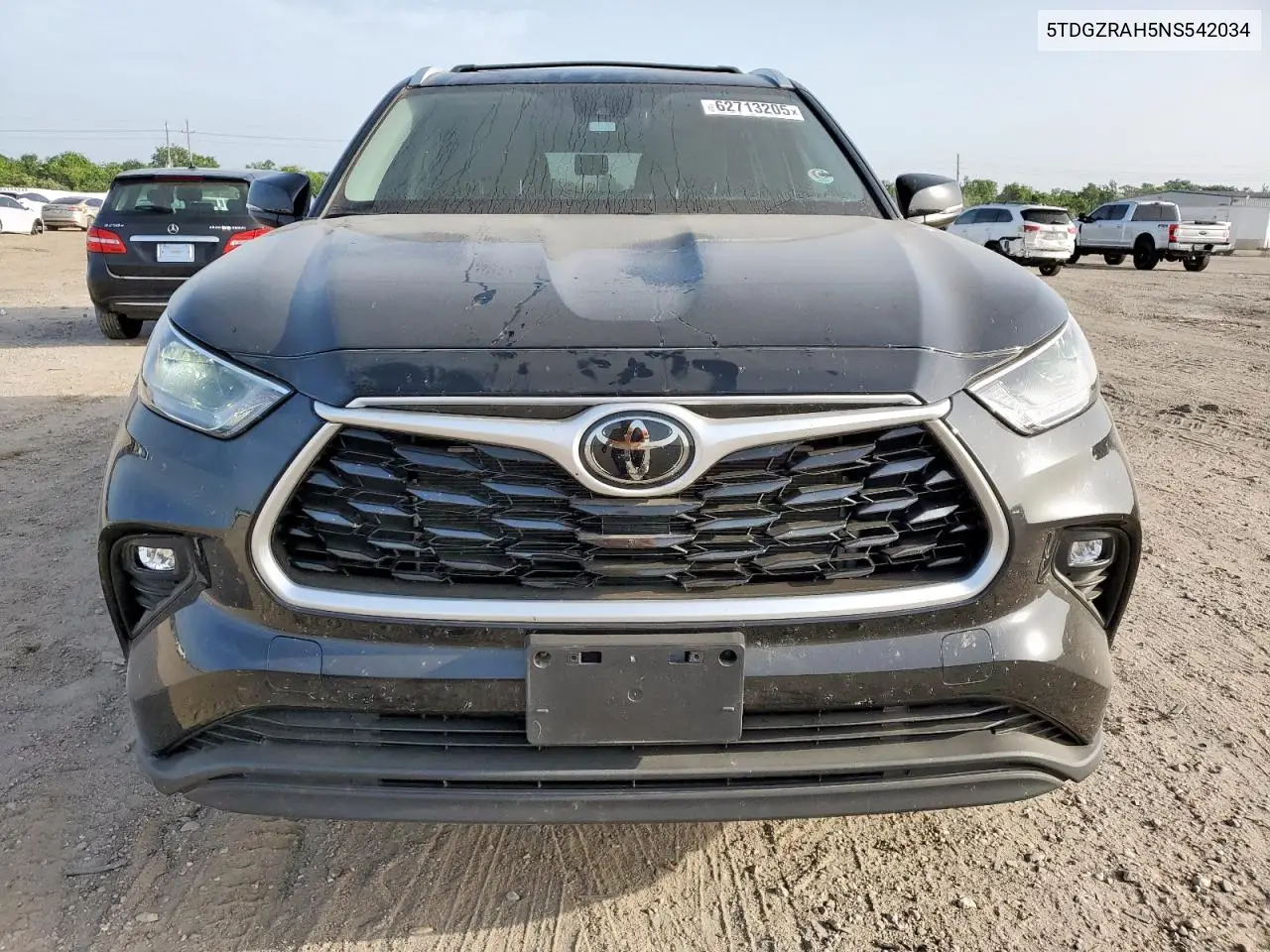2022 Toyota Highlander Xle VIN: 5TDGZRAH5NS542034 Lot: 62713205