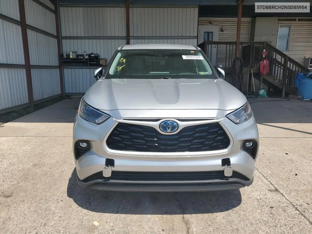 2022 Toyota Highlander Hybrid Le VIN: 5TDBBRCH2NS085954 Lot: 63255605