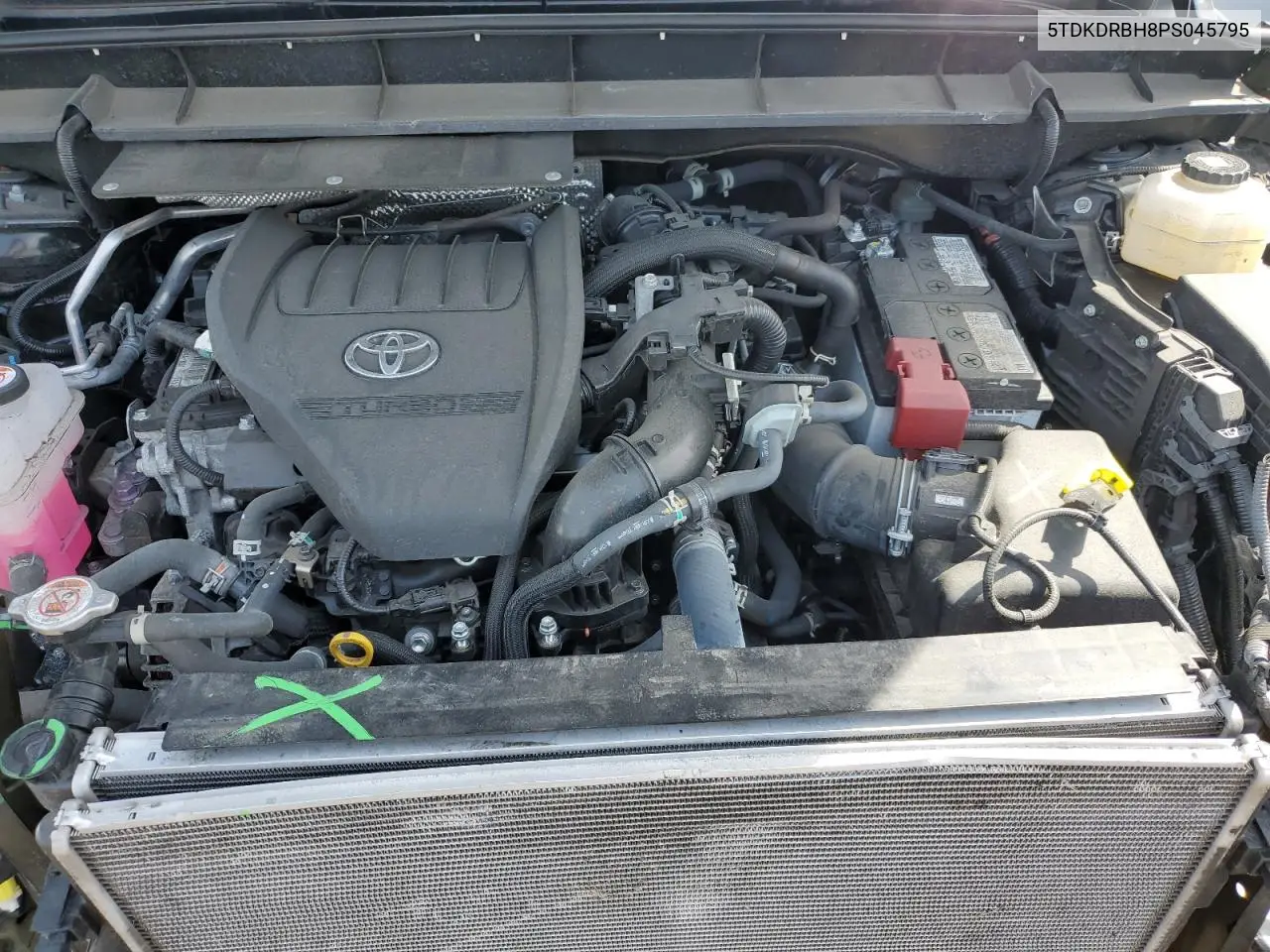 2023 Toyota Highlander L VIN: 5TDKDRBH8PS045795 Lot: 52554415