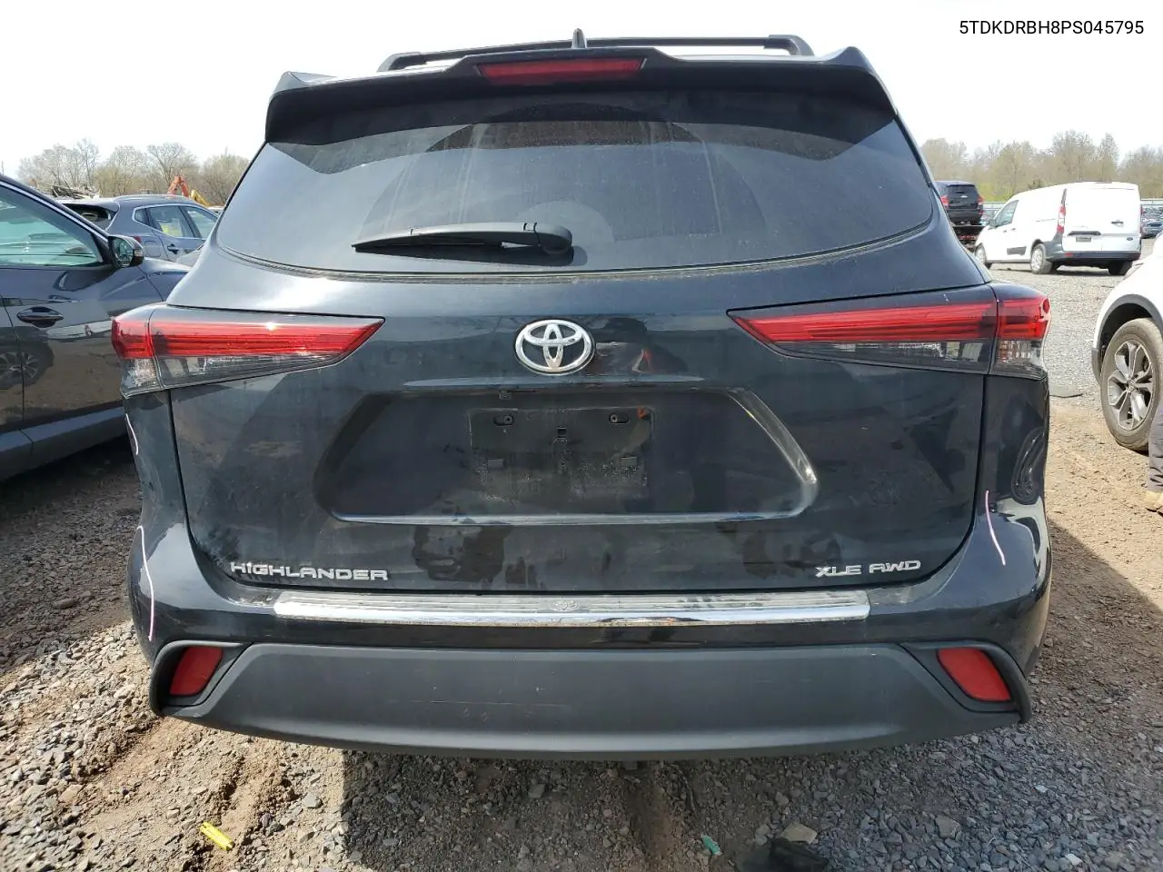 2023 Toyota Highlander L VIN: 5TDKDRBH8PS045795 Lot: 52554415
