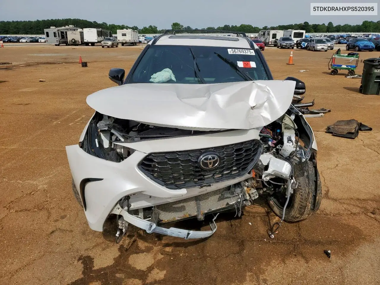 2023 Toyota Highlander L VIN: 5TDKDRAHXPS520395 Lot: 56769375