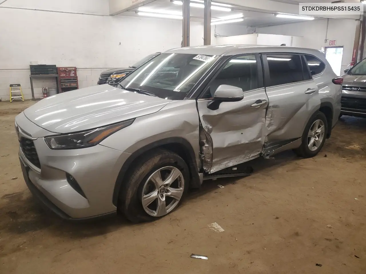 2023 Toyota Highlander L VIN: 5TDKDRBH6PS515435 Lot: 57047665