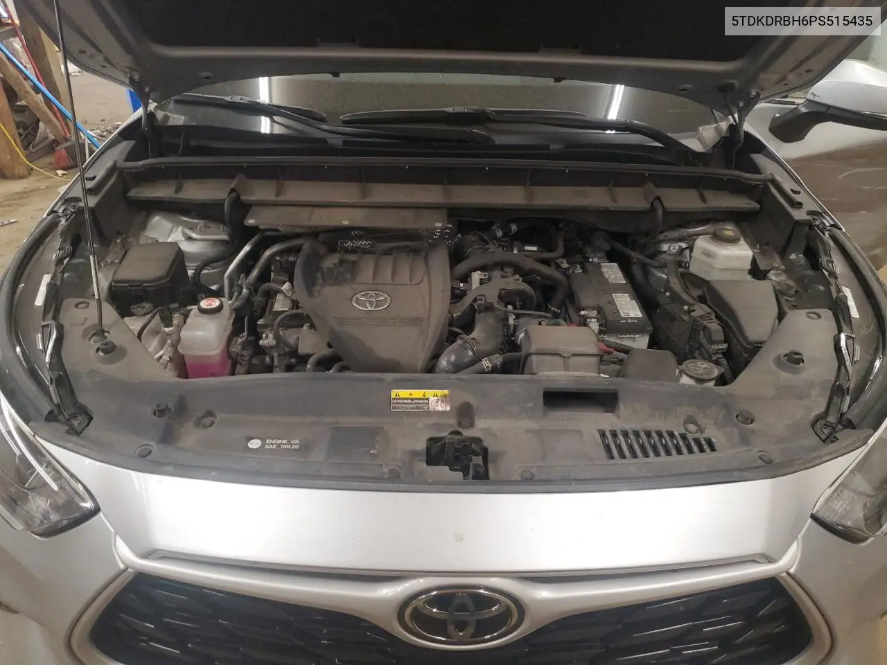 2023 Toyota Highlander L VIN: 5TDKDRBH6PS515435 Lot: 57047665