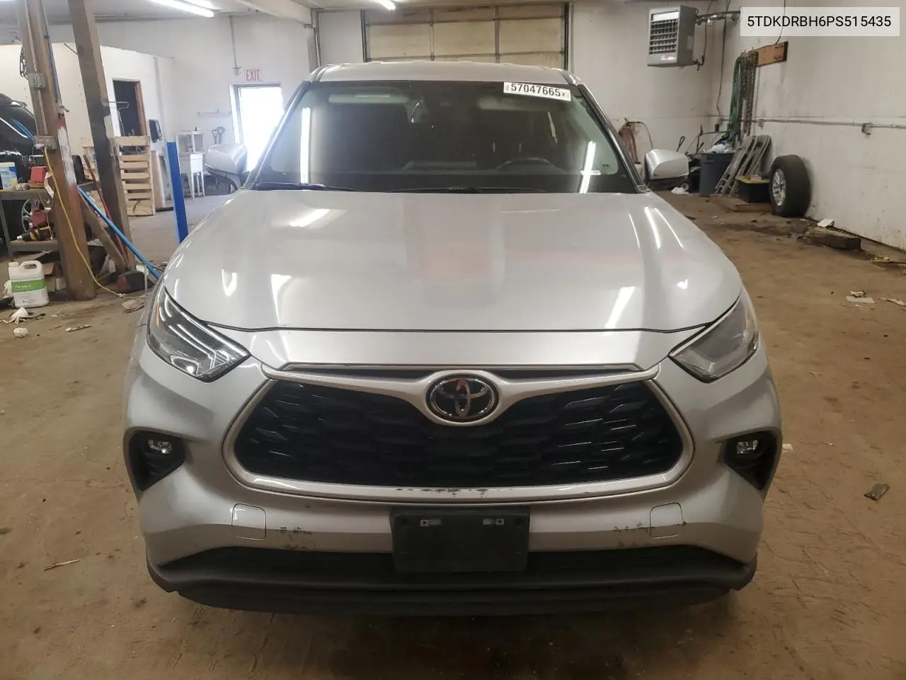 2023 Toyota Highlander L VIN: 5TDKDRBH6PS515435 Lot: 57047665