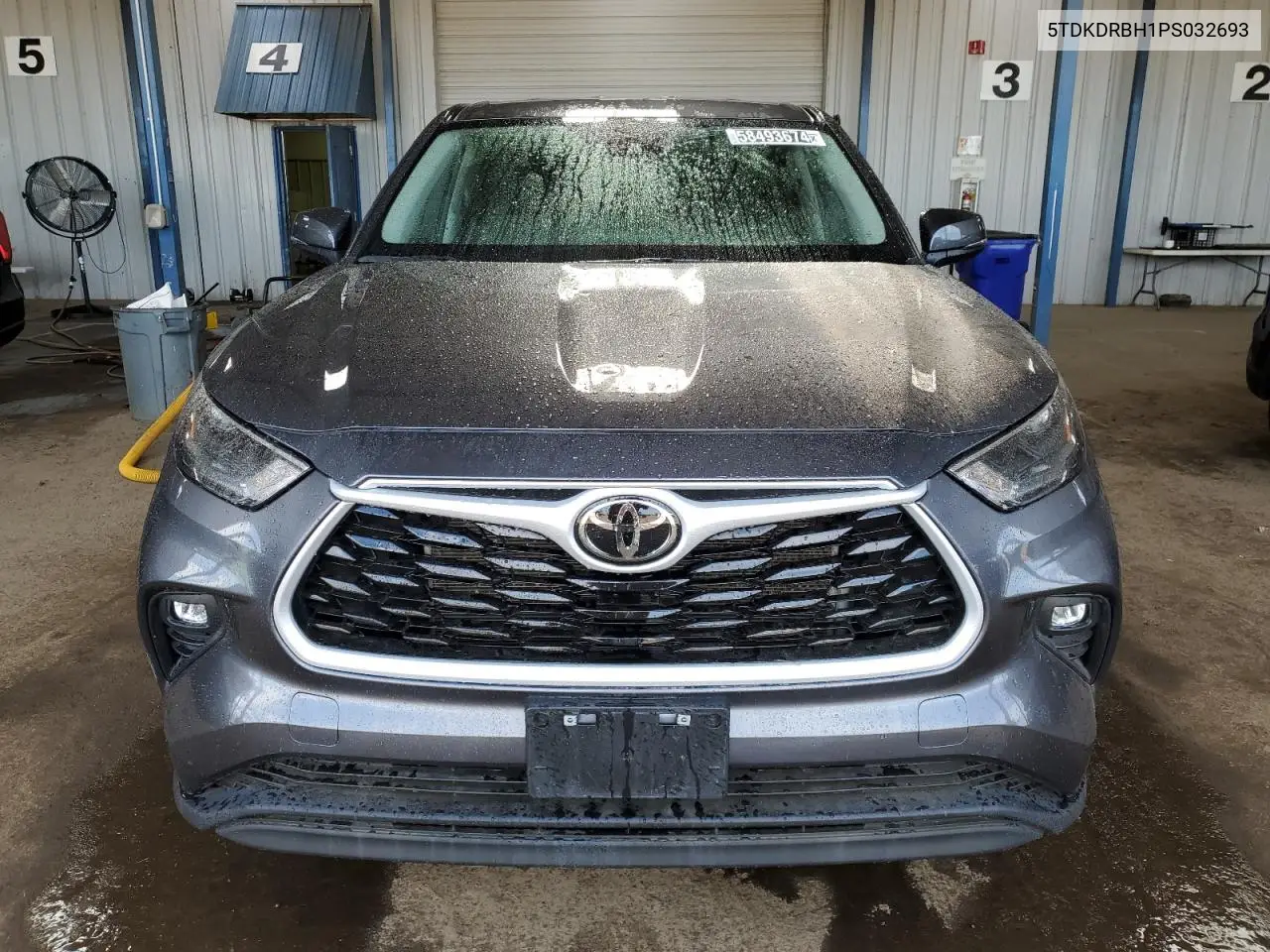2023 Toyota Highlander L VIN: 5TDKDRBH1PS032693 Lot: 58493674