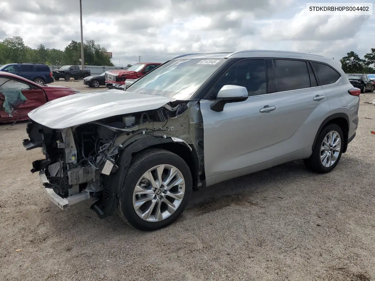 2023 Toyota Highlander L VIN: 5TDKDRBH0PS004402 Lot: 62162045