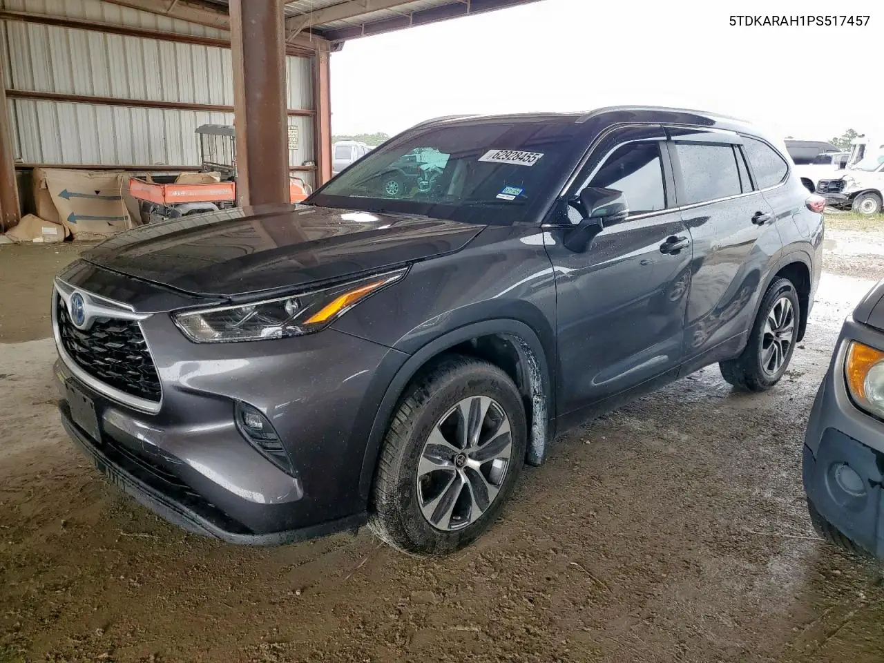 2023 Toyota Highlander Hybrid Xle VIN: 5TDKARAH1PS517457 Lot: 62928455