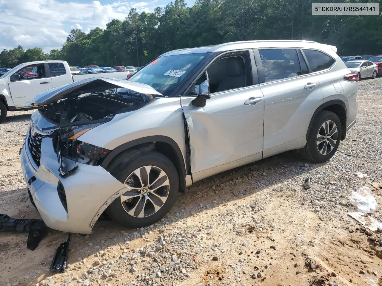 2024 Toyota Highlander Le VIN: 5TDKDRAH7RS544141 Lot: 56676805