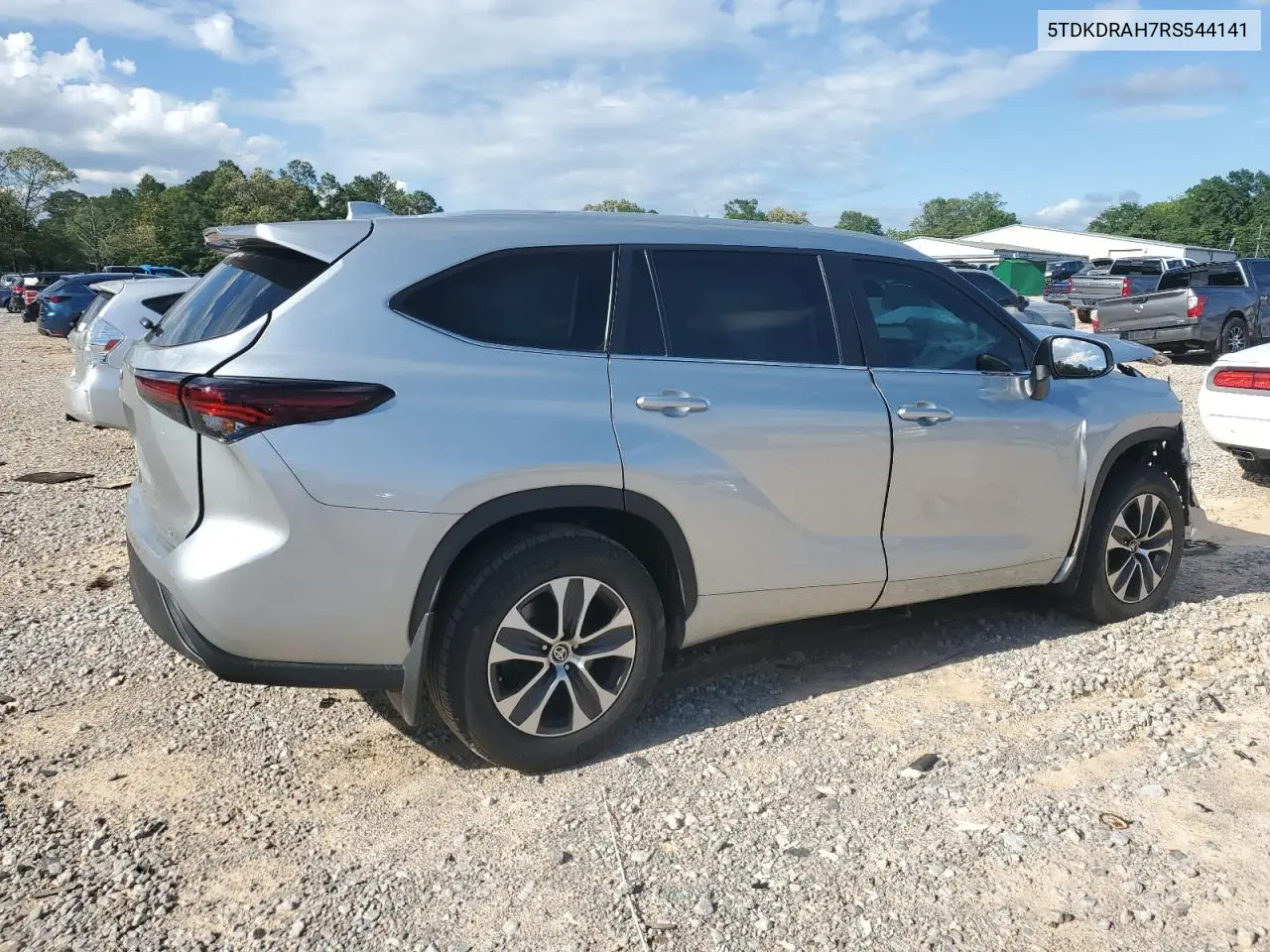 2024 Toyota Highlander Le VIN: 5TDKDRAH7RS544141 Lot: 56676805