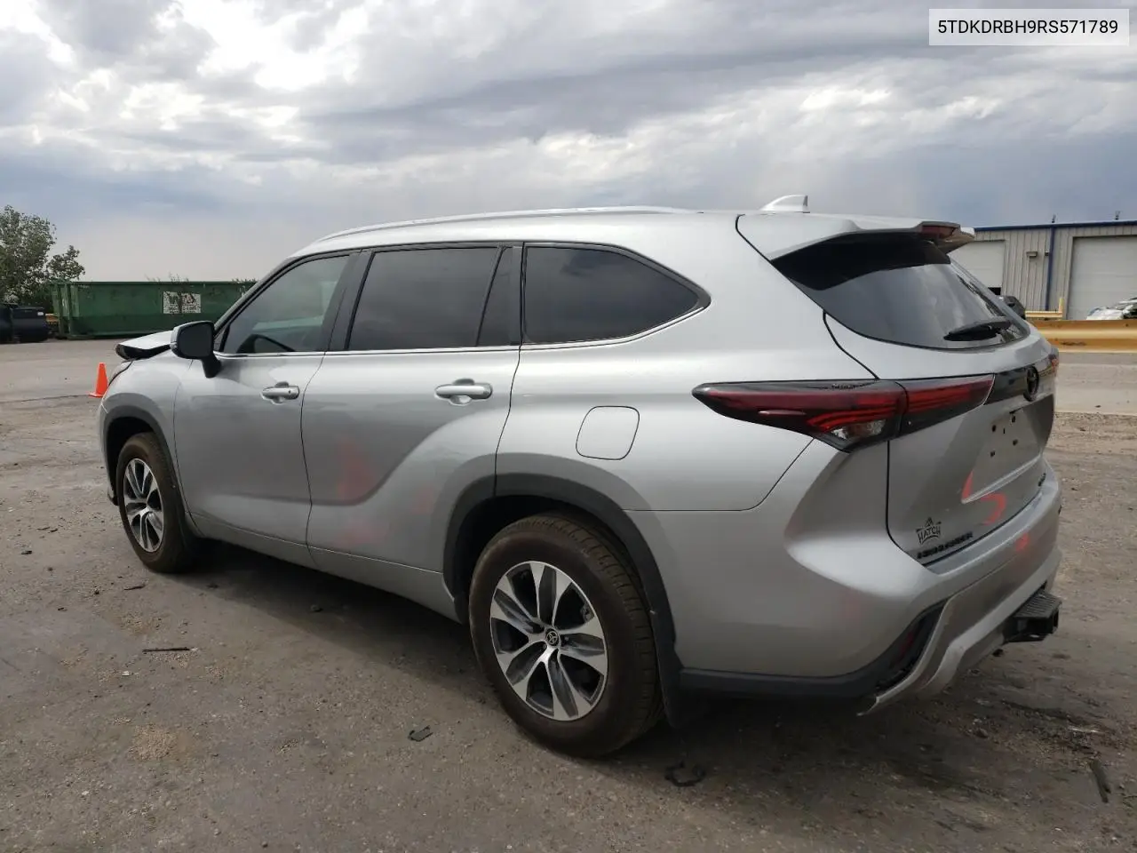 2024 Toyota Highlander Le VIN: 5TDKDRBH9RS571789 Lot: 61869535