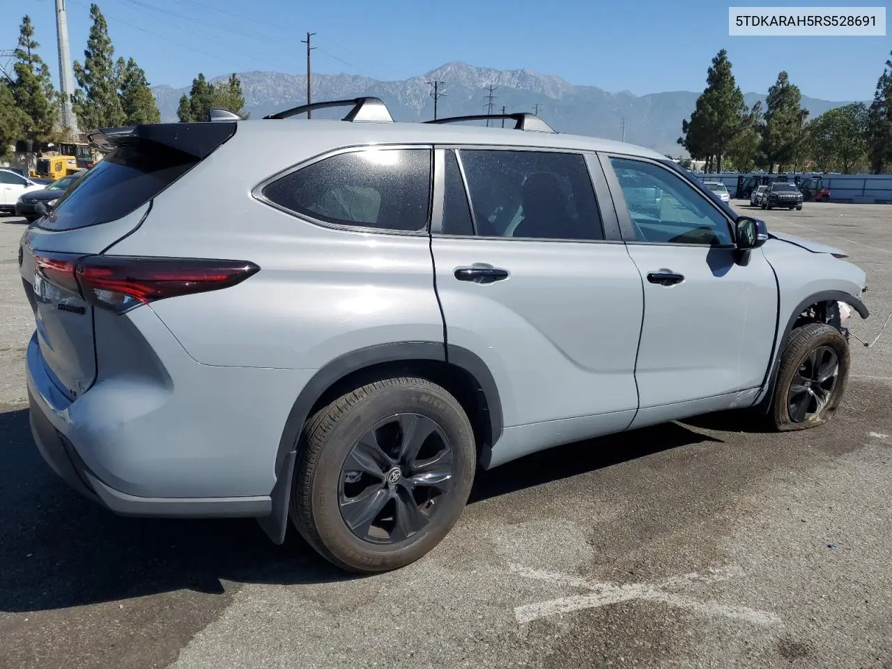 2024 Toyota Highlander Hybrid Xle VIN: 5TDKARAH5RS528691 Lot: 63059055
